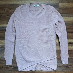 Light Pink Long Crewneck Sweater from Madewell